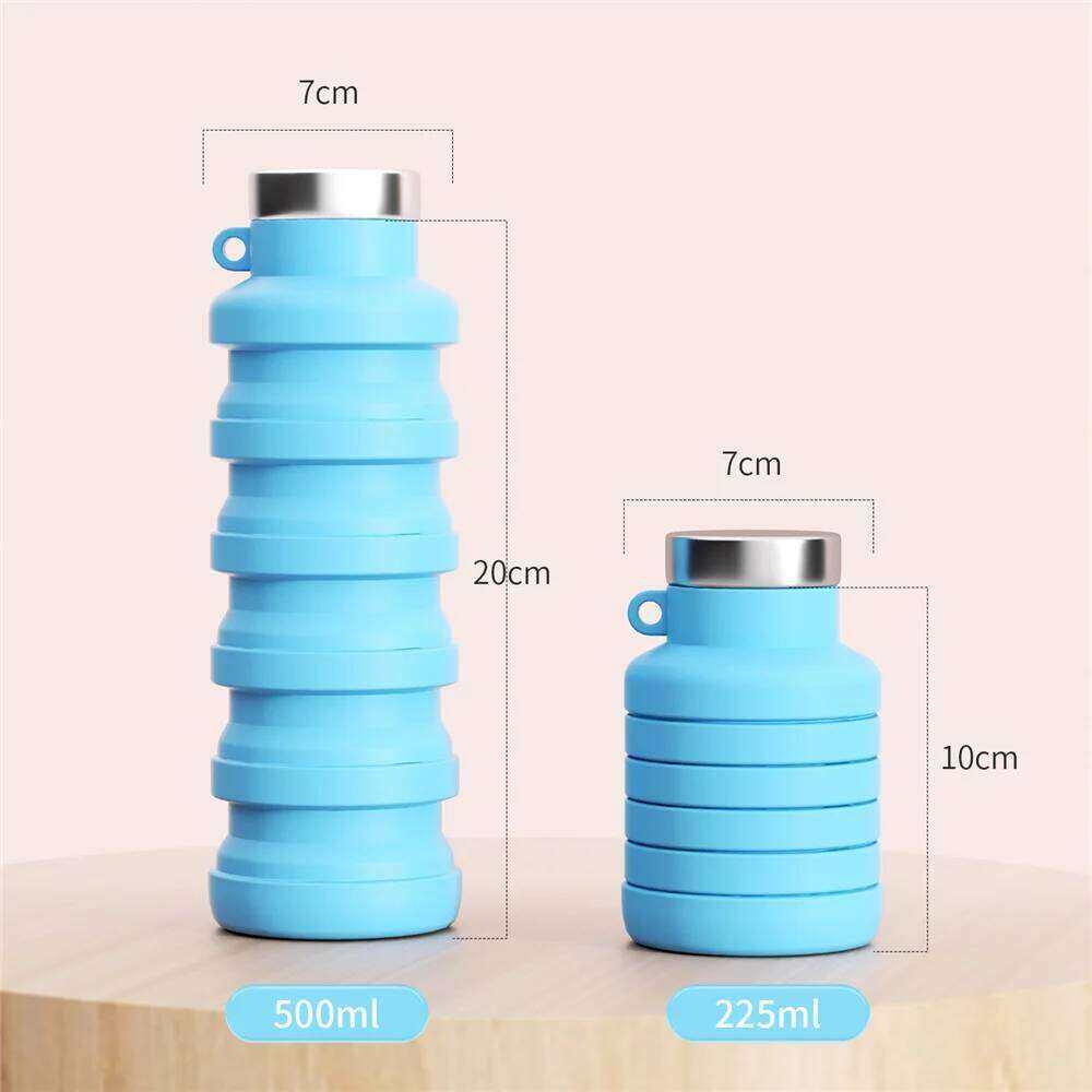 Silicone Water Large Capacity Outdoor Travel Portable Sports Kettle High Temperature Food Grade Creative Folding Cup S260303 27e