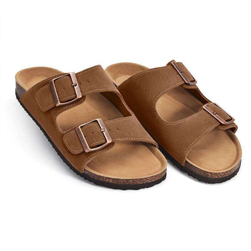 KIDMI New Women's Cork Footbed Sandal With Adjustable Straps Outdoor Vacation Beach Summer Comfort Women Sandals