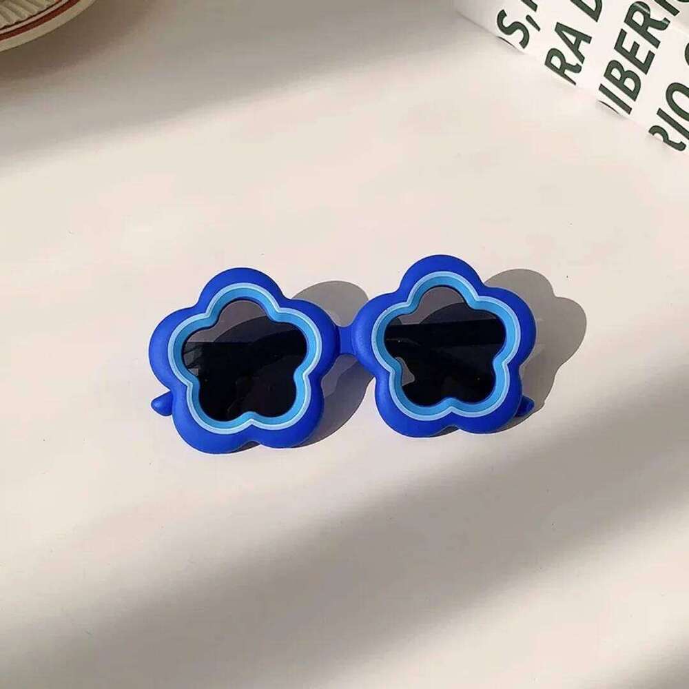 2024 New Flower Children's Sunglasses Cute Cartoon Colorful Sun Glasses Boys Girls Summer UV Protection Kids Eyewear Z260305