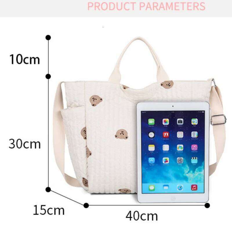 Diaper Handbag Embroidered Women Shoulder Crossbody Hospital Travel Mother Kid Large Mommy Bag Baby Organizer Maternity Pack Z260304