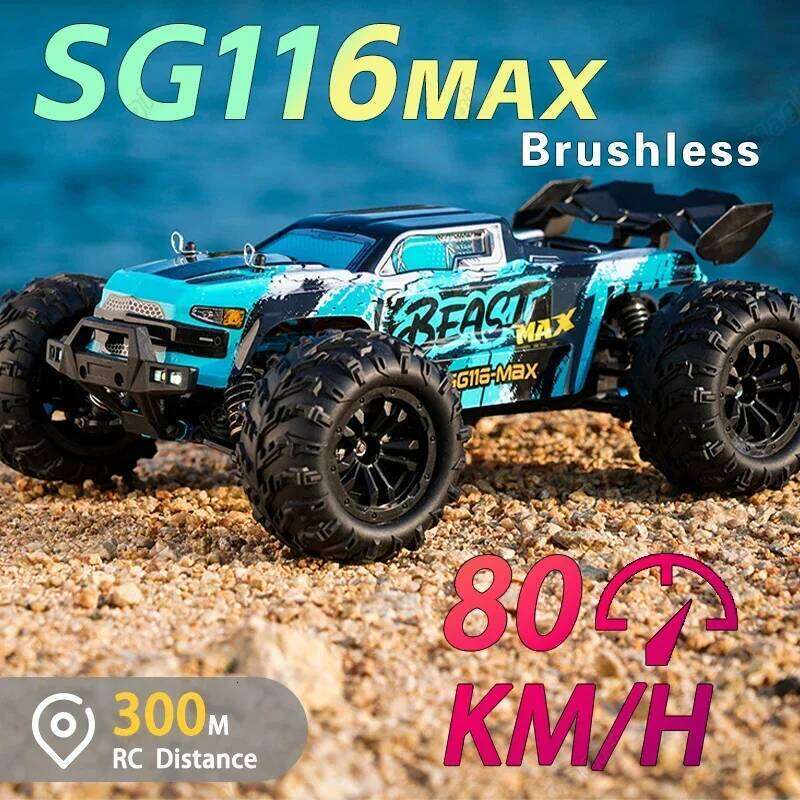 1:16 SG116PRO/MAX 80KM/h Brushless Remote Control Four Wheel Drive Professional Racing Off - road Drift Car Z260304