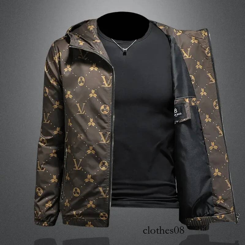 New 2025 Men's Hooded Fashionable Youth Outerwear Trendy Autumn Coat Handsome Loose Fit Casual Jacket