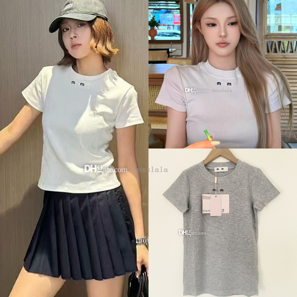 New Summer Quick-dry Tops Letter Printed Short Sleeve T-shirt Womens Loose Shirts Versatile Bottoming Top For 2026