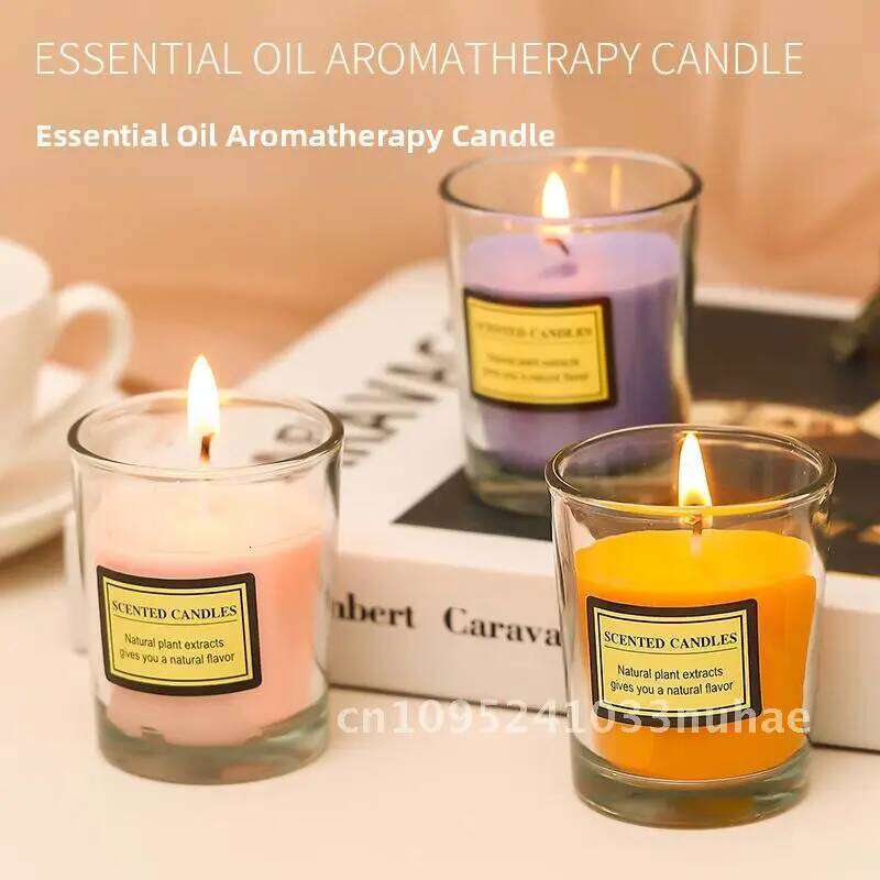 Niche Household Aromatherapy Hand Gift Lasting Essential Oil Aroma Candle Ornament W260304 W260305