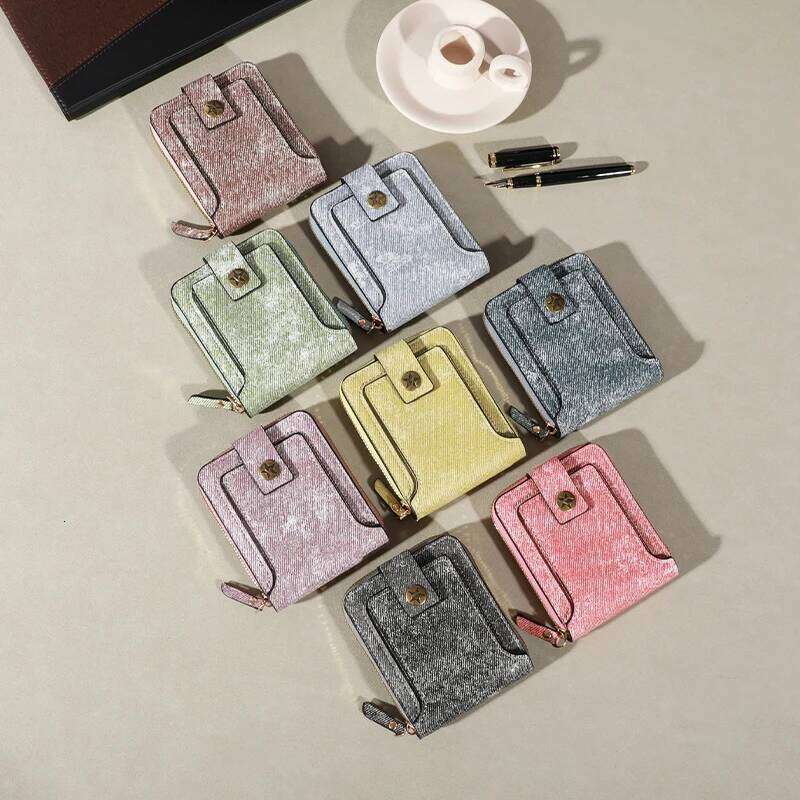 Mens Fashionable Tree Pattern Zipper Wallet Stylish Card Organizer with Secure Coin Pouch - Durable PU Material for Business C260304