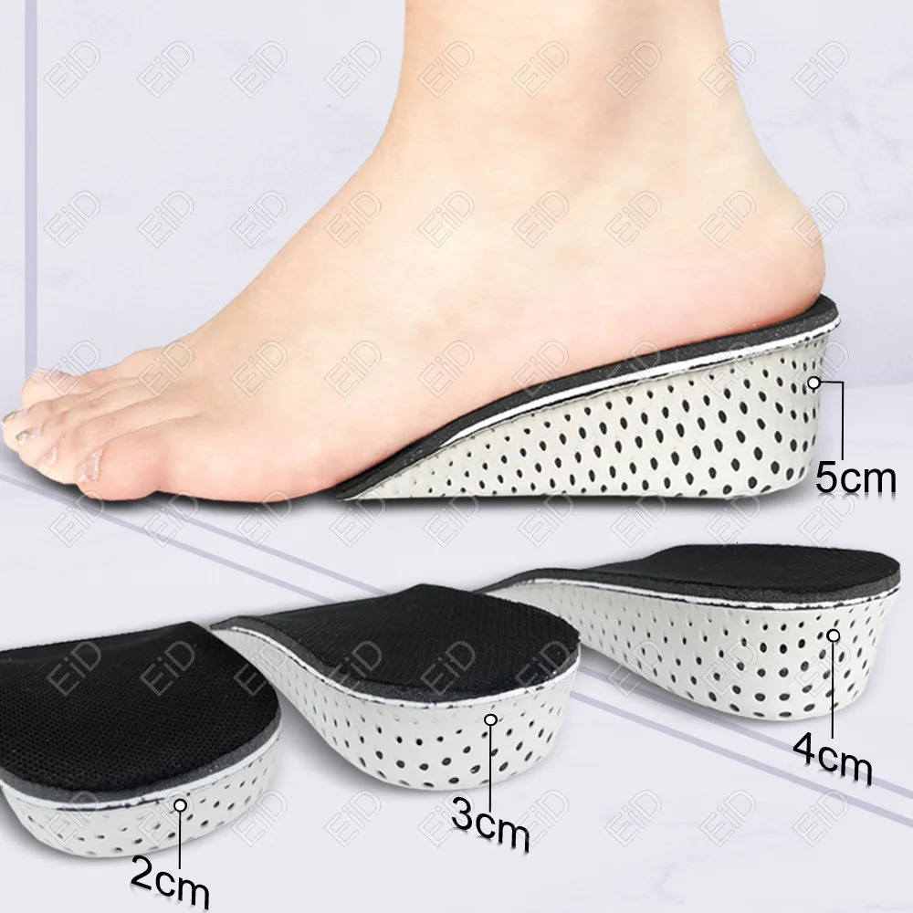 Height Increase Invisible Insoles For Feet 2/3/4/5cm Height Lift Adjustable Cut Shoes Heel Insert Taller Height Insole For Shoes 260303