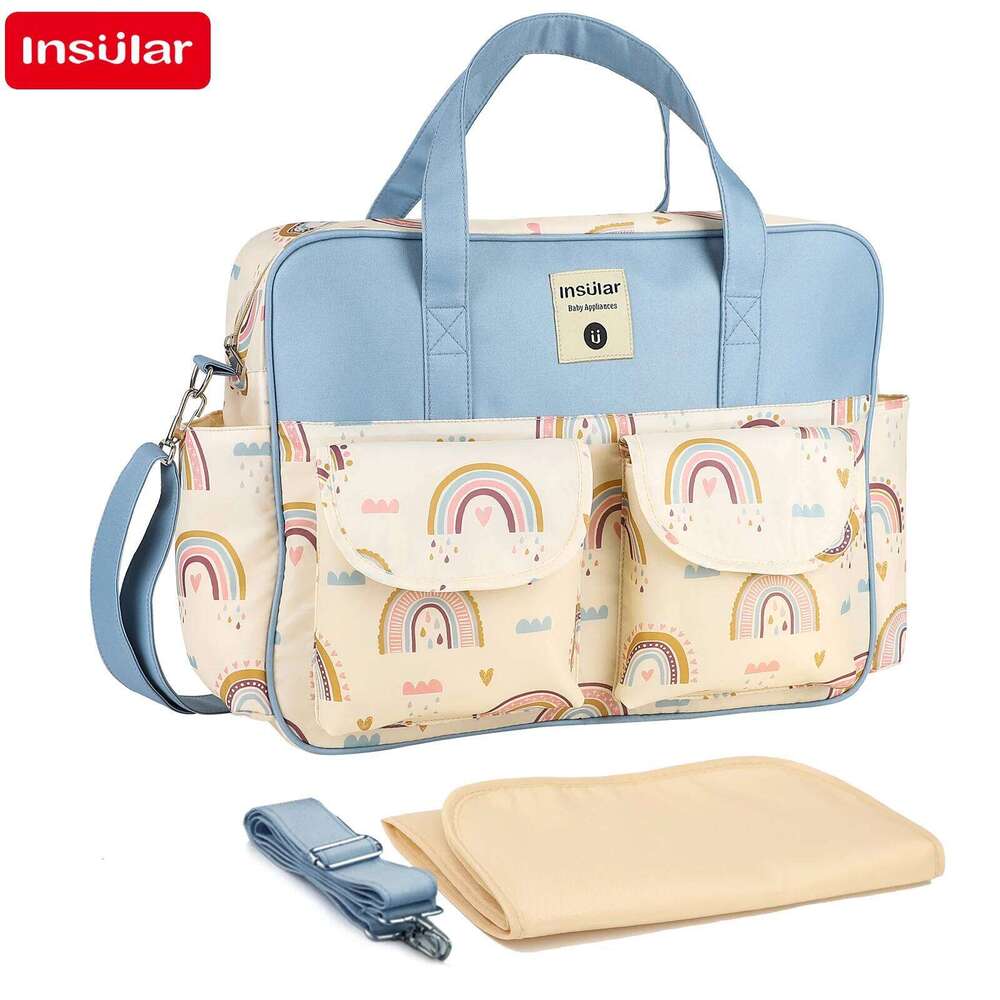 OutdoorsCartoon Waterproof Tote Fashion Mommy Bags Oxford Fabric Travel Women Handbag Shoulder Large Capacity Diaper Bag Z260304