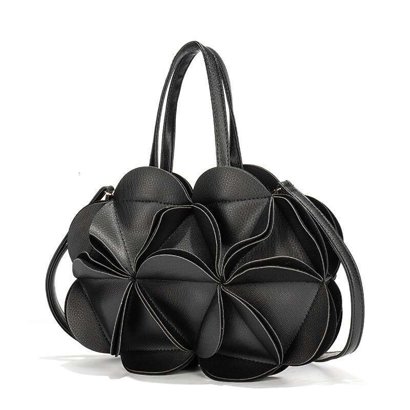 Niche Design Floral Shape Single Shoulder Crossbody Creative Cute Pleated Handbag For Women Korean Japanese Fashion Evening Bag Kl928