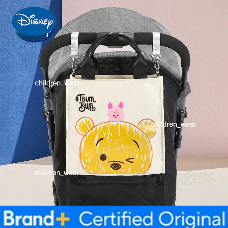 Disney Original New Baby Diaper Bag Handbag Luxury Brand Fashion Baby Bag Multifunctional Cartoon Cute Diaper Bag Backpack H260305