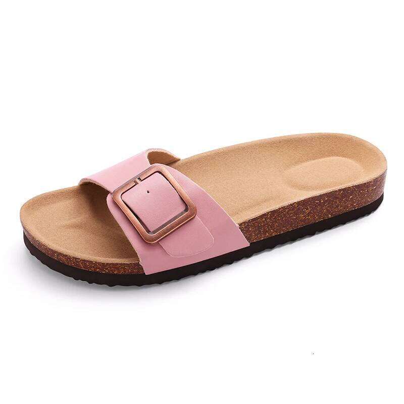 Kidmi Sllippers With Metal Buckle Fashion PVC Material Indoor Comfortable Beach Slippers Breathable Women Sandals