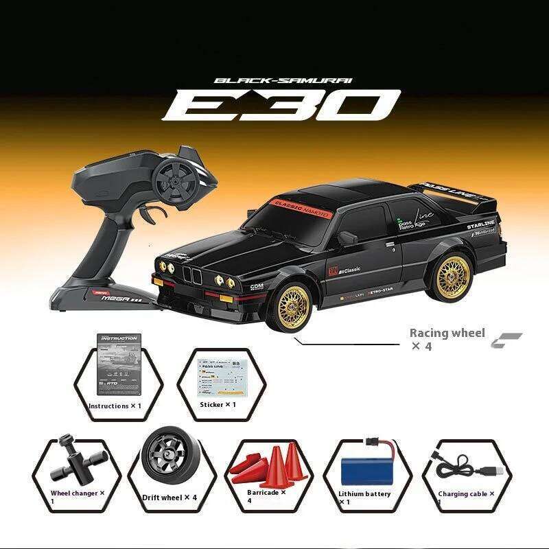 Gyro Rc Drift 4x4 High Speed Full Scale Throttle Direction Simulation Model Remote Control Car 50km/H Toys For Children Z260304