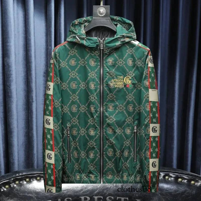 Casual Men's Jacket Outerwear Trendy Print Autumn New Style Station Tide Brand Clothing Other Material Made in China