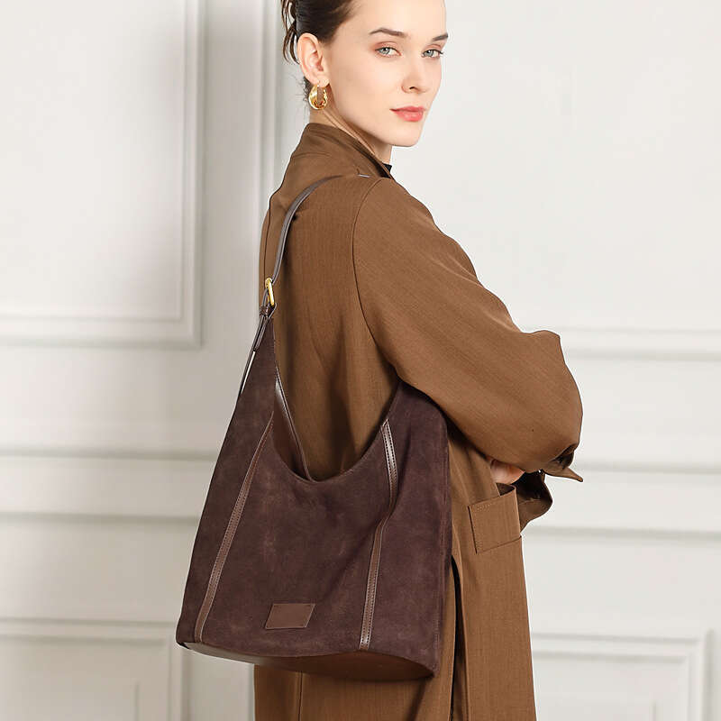 Luxury Shoulder Bags Totes Hobo For Women New Trend Genuine Leather S Single Underarm Large Capacity Niche Matte Cowhide Crossbody Bag SENYY