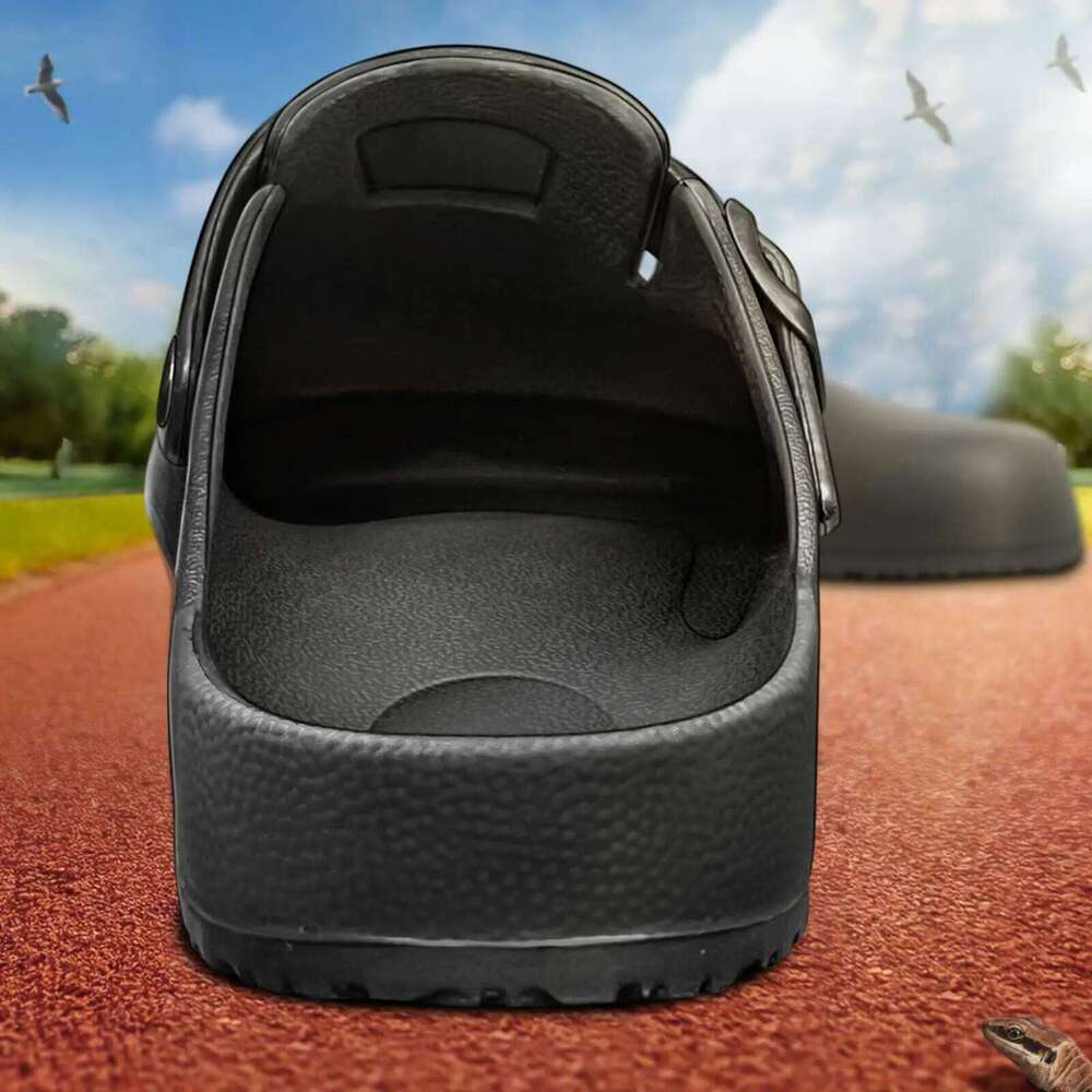 KIDMI Men Clogs Slippers Men's and Women's Slip-Resistant Work Outdoor Waterproof Nonslip Kitchen Clean Chef Shoes