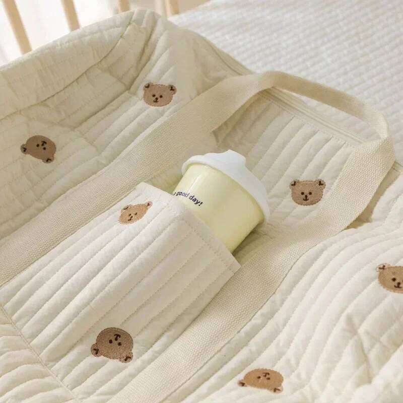 Mommy Bear Maternity Pack Baby Diaper Stroller Nappy Organizer Portable Luggage Tote Bags Travel Changing Messenger Bag Z260304