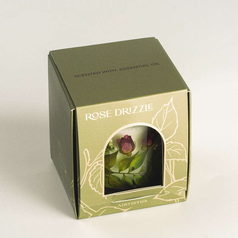 Export Quality Dried Flower Aromatherapy Candle Indoor Fragrance Gift Deodorizing Long-lasting Scent Solid Soy Wax Souvenir W260304 W260305