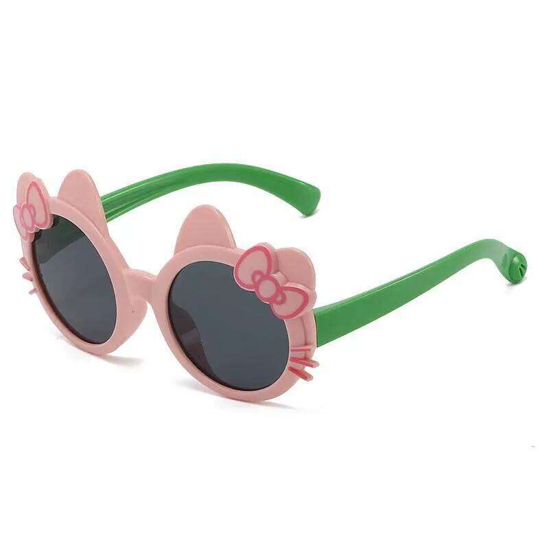 Children's Lovely Sunglasses Baby's New Bow Fashion Sunvisor Sun Glasses Summer Girl Kids Cute Eyewear Z260305
