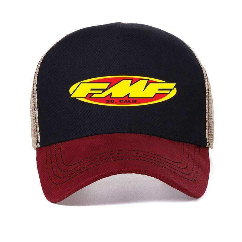 Cool Tops Exhaust Fmf Racing Ama Motocross Baseball Cap Mens Outdoor Snapback hats Adjustable Mesh hat Y260304