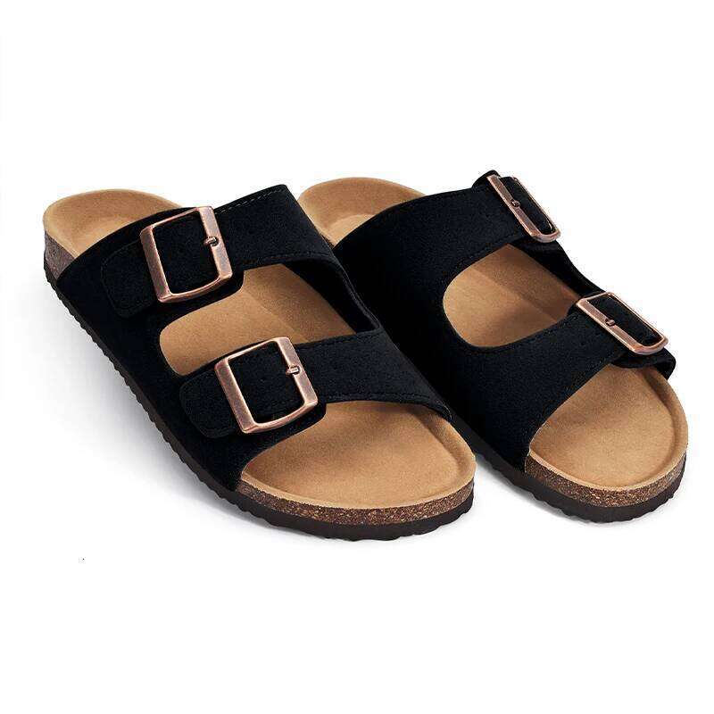 KIDMI New Women's Cork Footbed Sandal With Adjustable Straps Outdoor Vacation Beach Summer Comfort Women Sandals