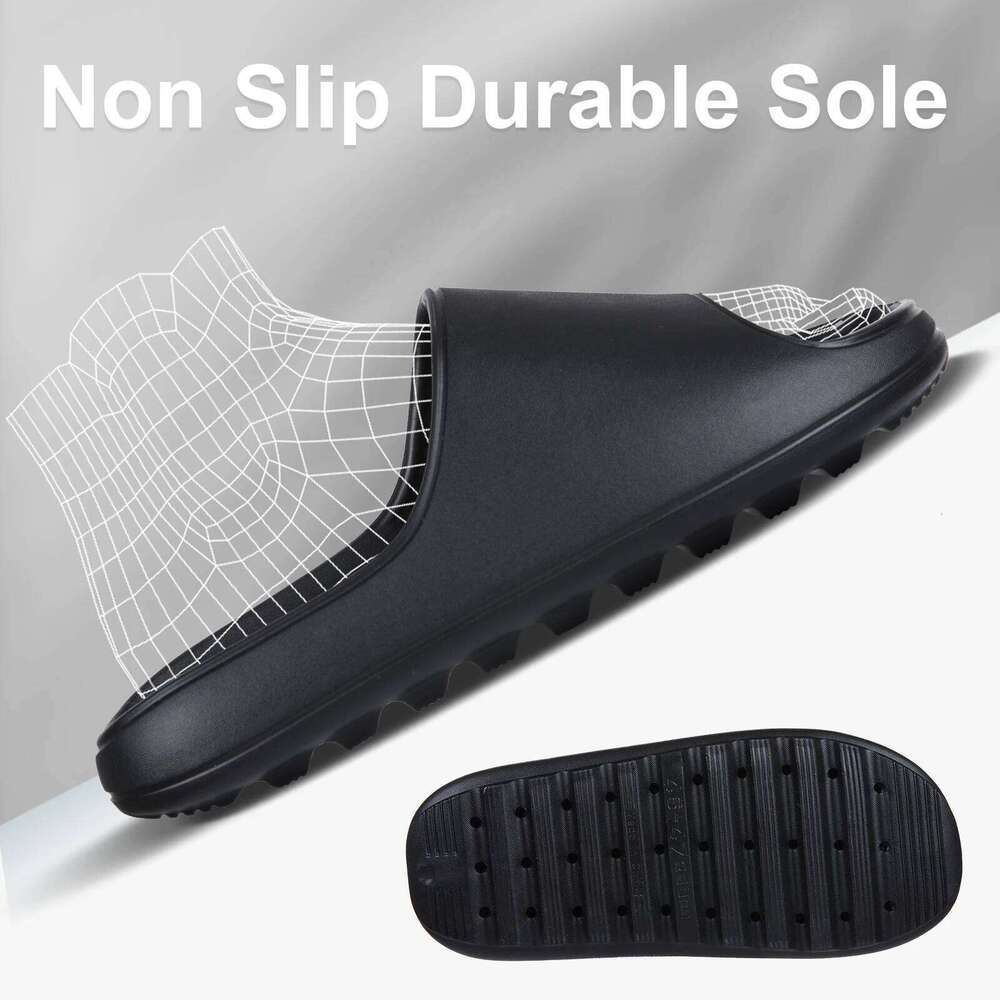 Kidmi Casual Women Trendy Beach EVA Flat Summer Indoor Bathroom Shoes Brand Unisex Men Slippers