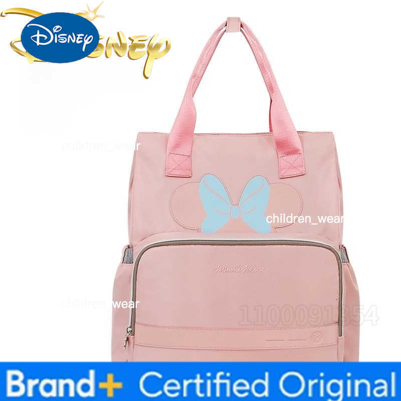 Disney Mickey Diaper Bag Backpack Luxury Brand Original Baby Bag Large Capacity Multifunctional Fashion Baby Diaper Bag Backpack H260305