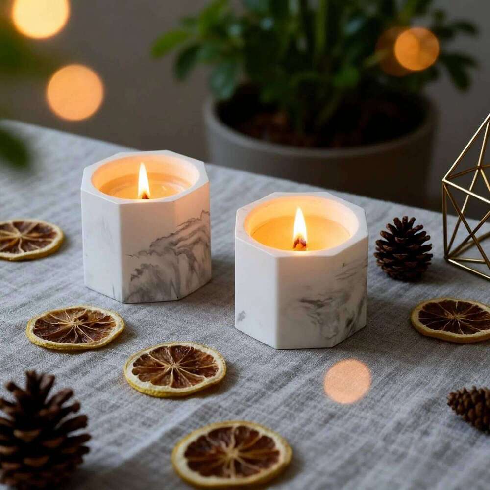 Minimalist Aromatherapy Candle - Nordic Style Fragrance, Calming Long-Lasting Scent for Living Room Bedroom Home Decor W260304 W260305