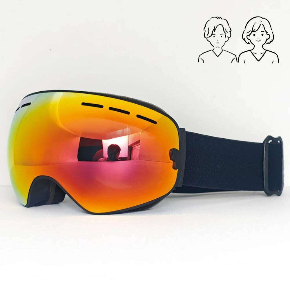 Winter Gifts Men Women Ski Goggles Windproof Dustproof Skiing Glasses Protective Snow Mountain Sports S260304