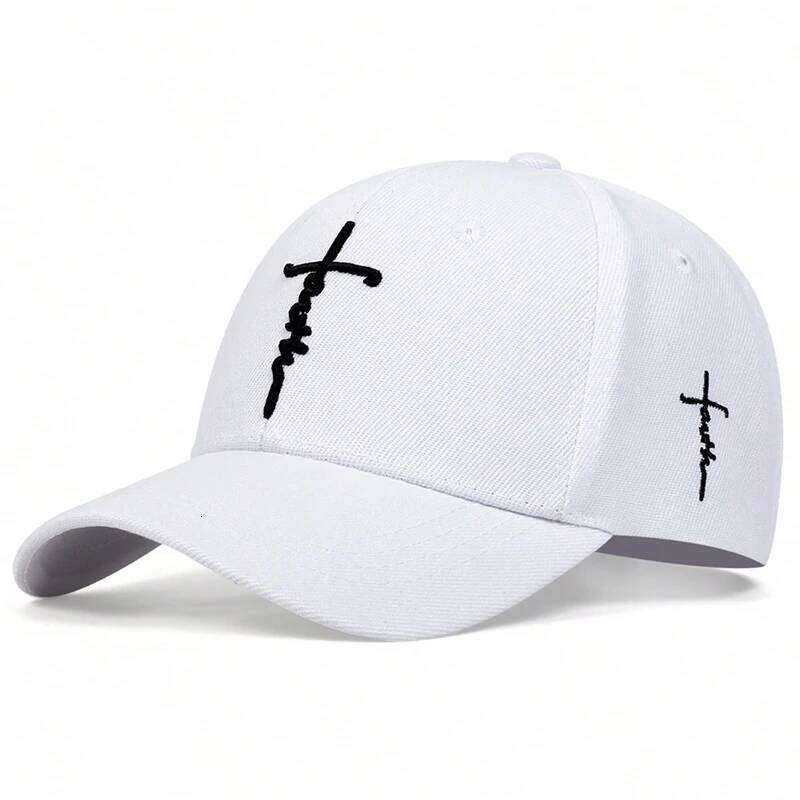 Unisex Letter Cross Embroidery Baseball Caps Spring and Autumn Outdoor Adjustable Casual Hats Sunscreen Hat Sports Cap Y260304