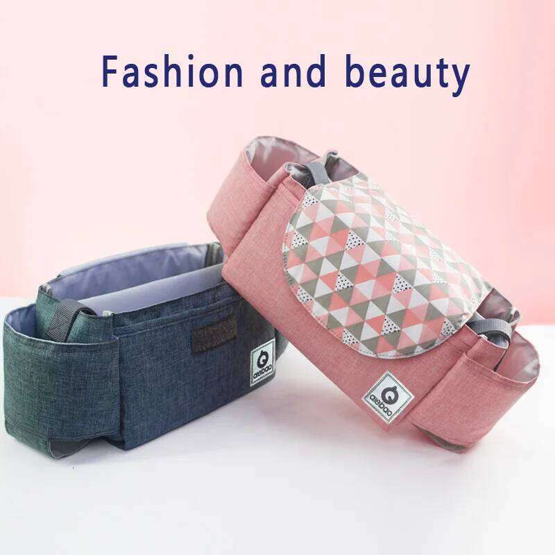Mommy Diaper Baby Bag Stroller Accessories Large Capacity Outdoor Travel Nappy Water Cup Holder Z260304