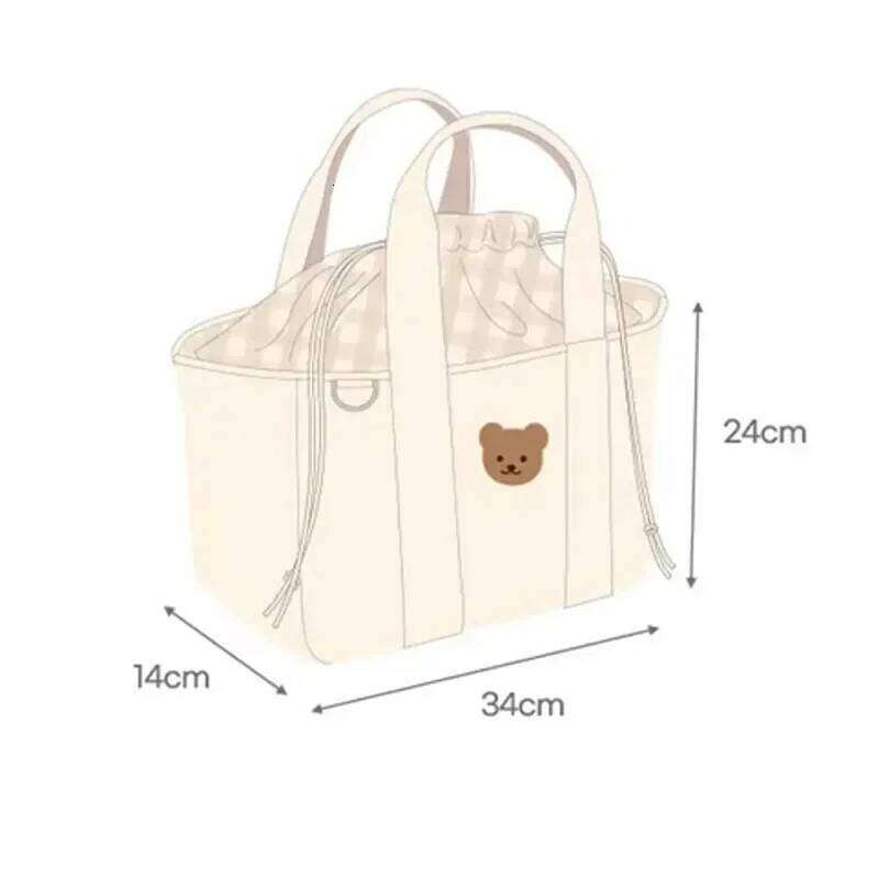 Large Mommy Bag Canvas Baby Diaper Bags for Mom Maternity Packs Mummy Nappies Organizer Women Handbags Strollers Mother Kids Z260304