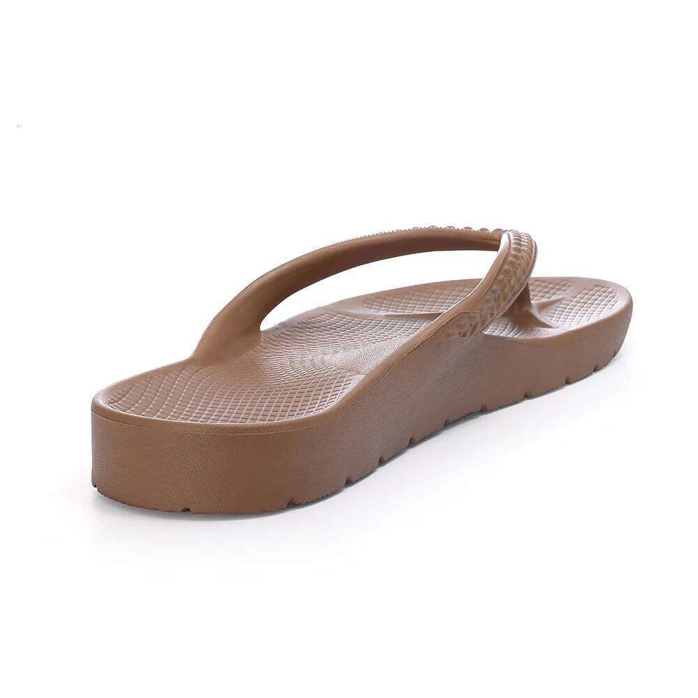 Kidmi New Men Flip Flops Orthotic Plantar Fasciitis Relief Vacation Light Shock-Absorbing Thong Sandals for Walking