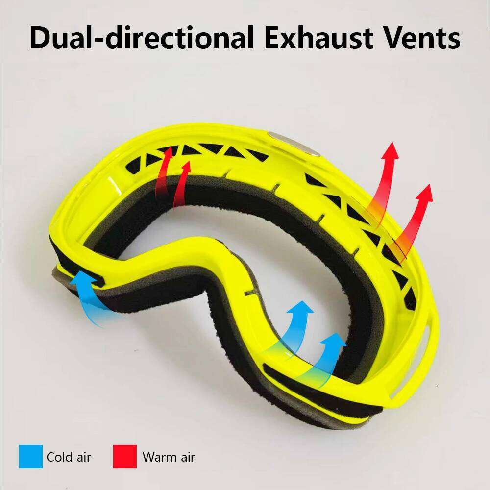 Children Breathable Goggles HD Protective Lenses Windproof Dustproof All Day Skiing Snow Mountain Sports Snowmobile S260304