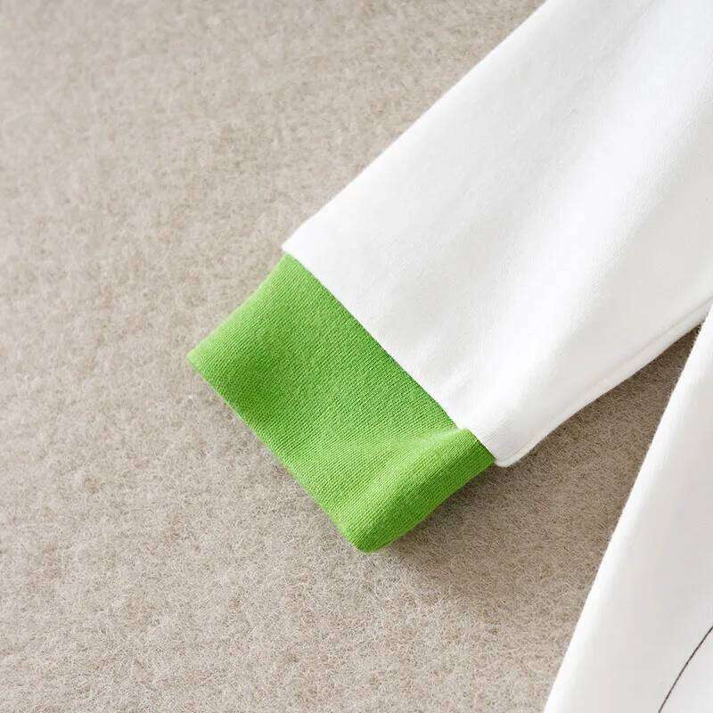 Newborn Boy Girl Cute Cartoon Height Difference Panda Bamboo Simple Casual Green Spring And Autumn Baby Jumpsuit Z260304