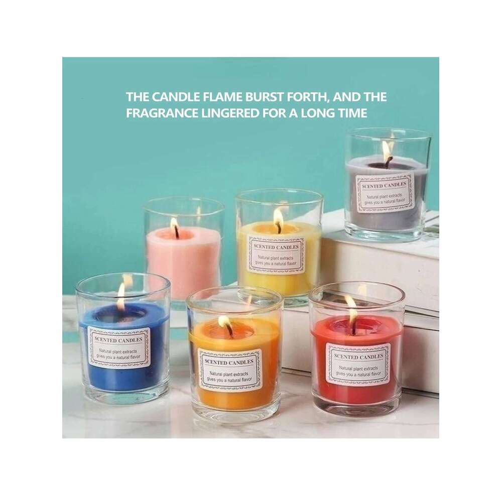 Indoor Home Fragrance Candle, Family Decorative Aromatherapy Candles, Scented Lighting for Living Room and Bedroom W260304 W260305
