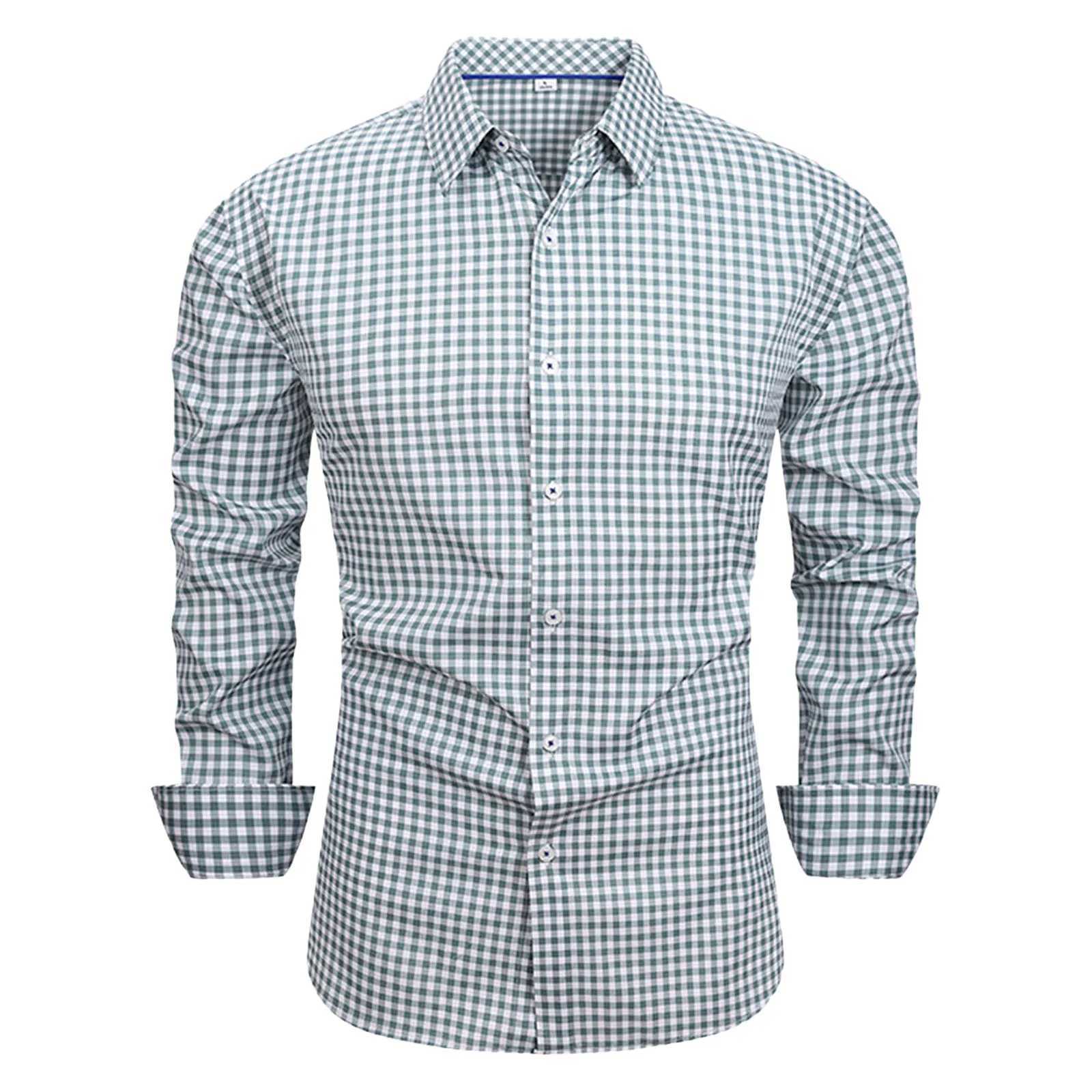 MenS Beer Festival Checkered Shirt Shirts MenS Long Sleeve Casual Regular Fit Shirts Fashion Breathable Versatile Party Shirt M260305