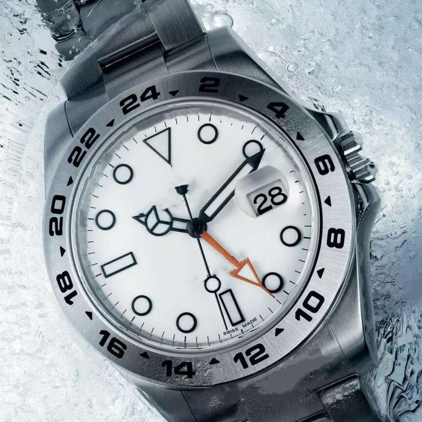 Manufacturer Supply Mechanical Movement Casual AAA Calendar Steel Band Pointer Men's Watch High-Quality