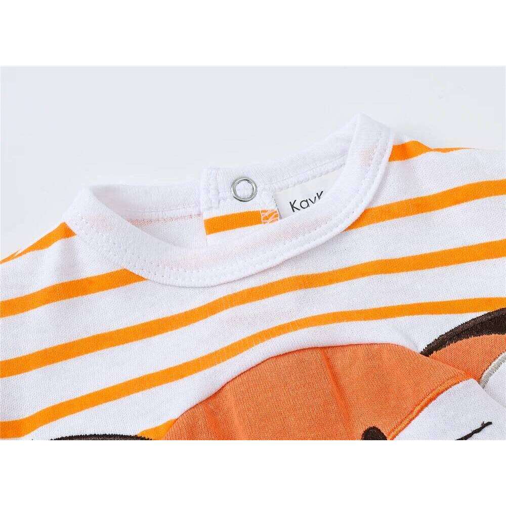 Newborn Baby Boy Clothes Long Sleeve 100% Cotton Cool Fox Design Overalls 0-12 Months Infant jumpsuit Romper Z260304