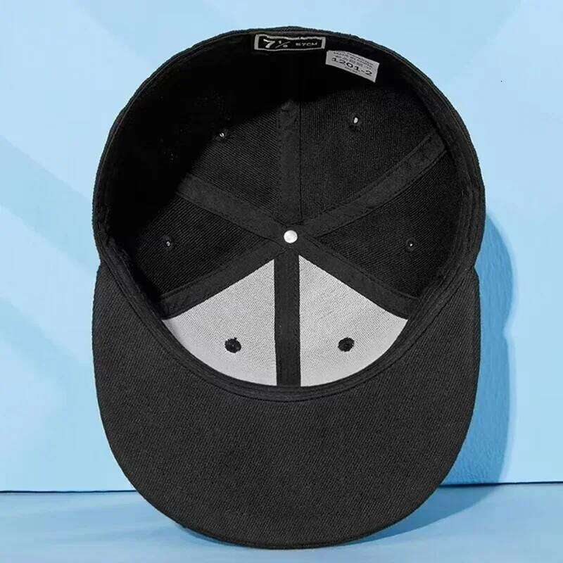 Big Bone Man Plus Size Baseball Caps Adult Flat Peak Hip Hop Fitted Hat Men Women Large hats Snapback Cap size 6 3/4 to 8 Y260304
