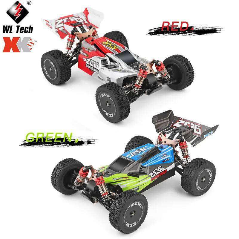 WLtoys 144001 144010 4WD RC 60KM/H 75KM/H High Speed Racing Car 2.4G Off-Road Drift Remote Control Vehicle Toys for Adults Z260304