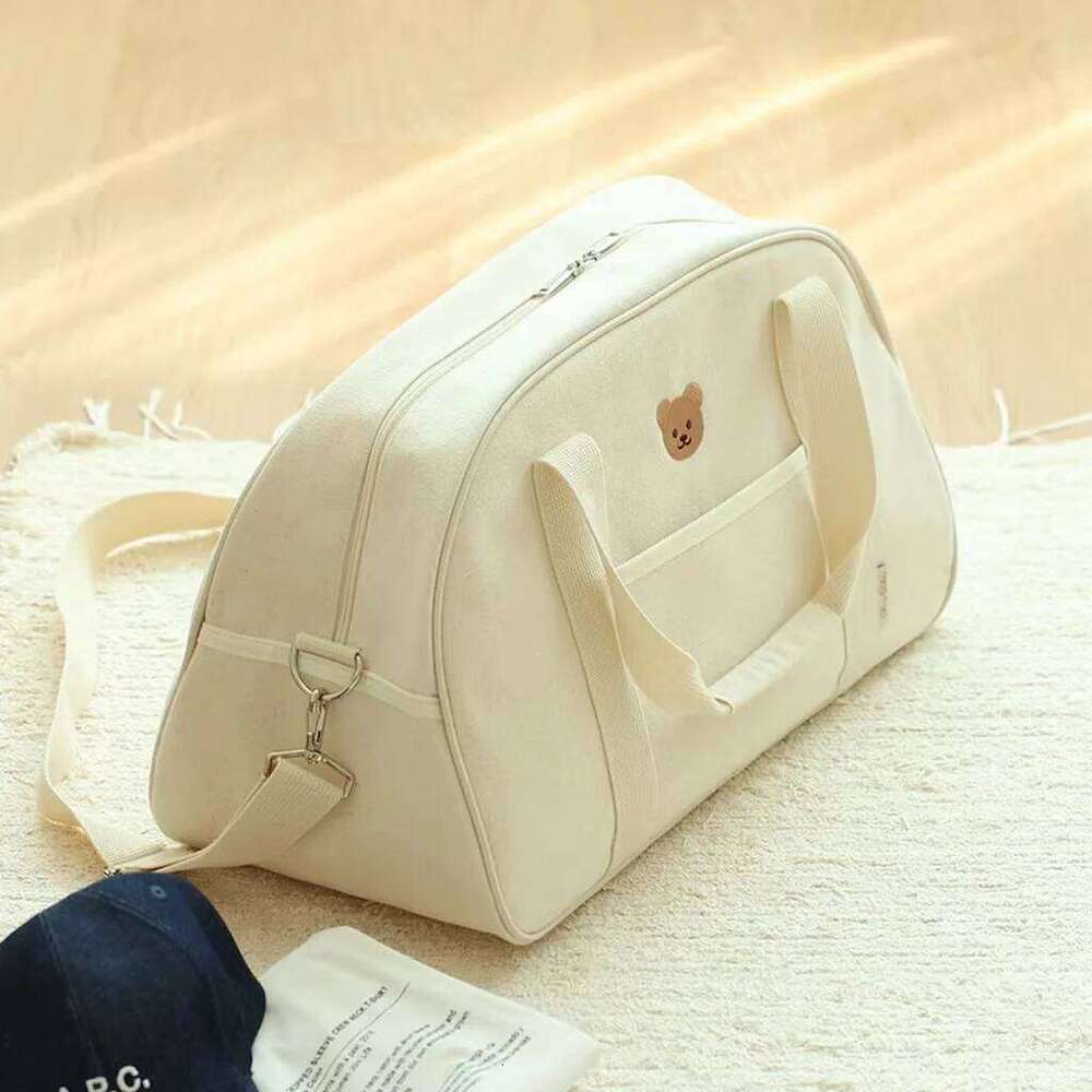 Large Capacity Mommy Korean Style Canvas Diaper Travel Maternity Pack Hospital Bag Baby Items Organizer Z260304