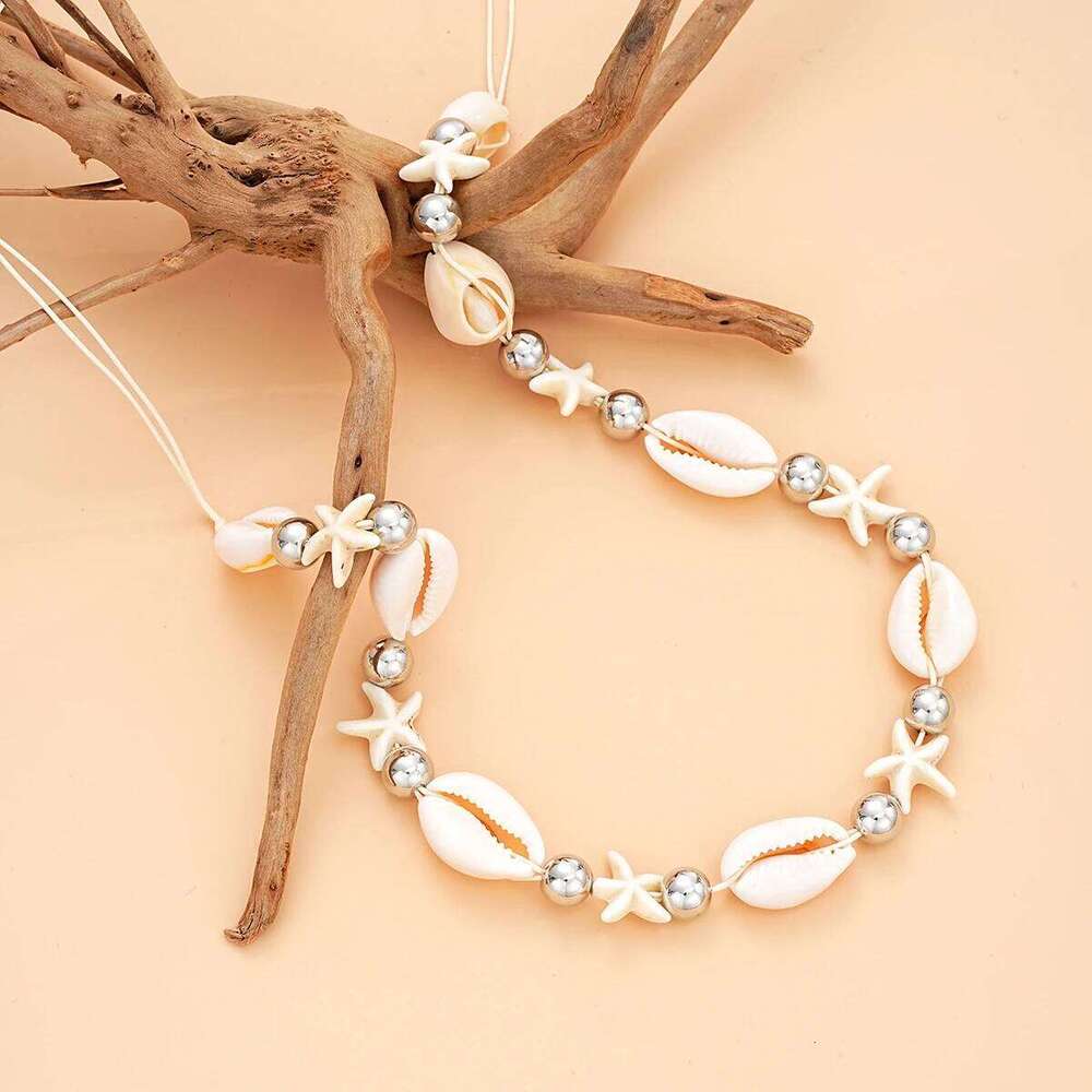 Bohemia Fashion Starfish Shell Belly Chains for Women Summer Beach Rice Beads Beaded Body Chain Bikini Jewelry Gfits 2024 New S260304