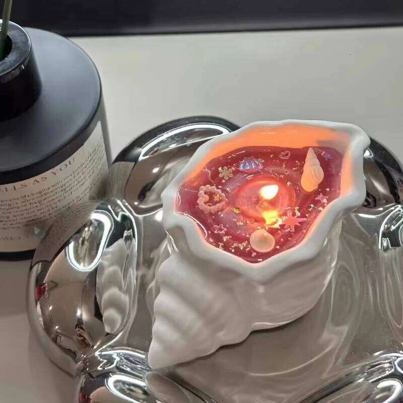 Aromatherapy Creative Starfish Scented Sea Shell Candle Handmade Perfumed Candles Gift Home Decor W260304 W260305