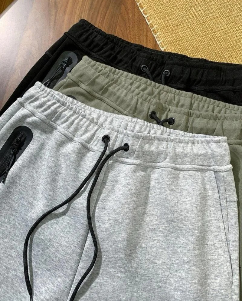 Designer pants Men sweatpants tshirt Cross-Border Knitted Tech Fleece Side-Glued Large Flap Pocket Pants Sports Baggy Shorts 41