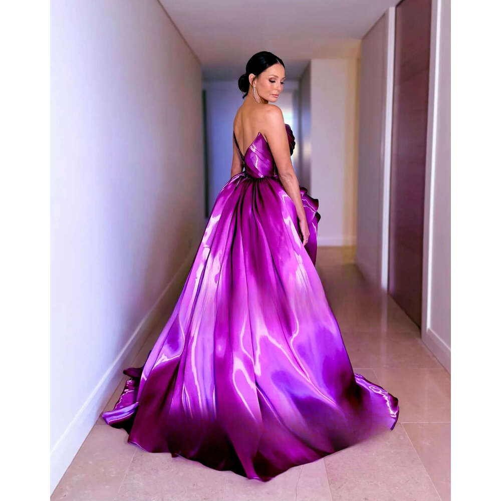 Prom Dress Sleeveless Evening Dresses Split Long Formal Occasion Gown Robe