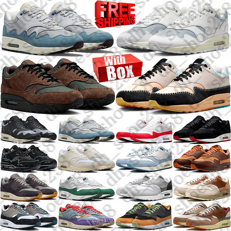 Free Shipping With Box 1 1s patta waves 87 Designer sneakers Running Shoes trainers for mens womens shoe chaussure schuhe schoenen trainer top