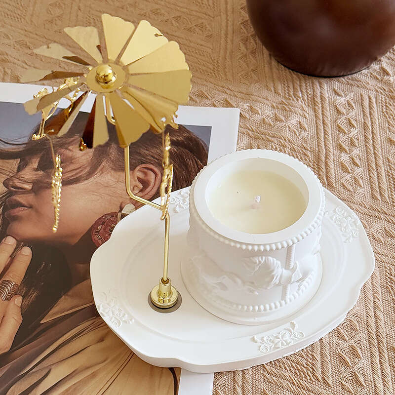 Carousel Scented Candle Fragrance Indoor Home Long-lasting High-end Atmosphere Birthday Gift Wedding Favor W260304 W260305
