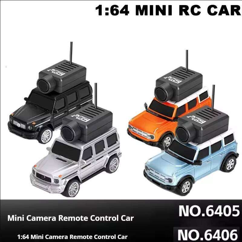 WLtoys RC Cars 1:64 6406 6406C HD Camera 120 Wide Angle 2.4G Mobile APP 720P Dual Control Mini Car Desktop toys Z260304
