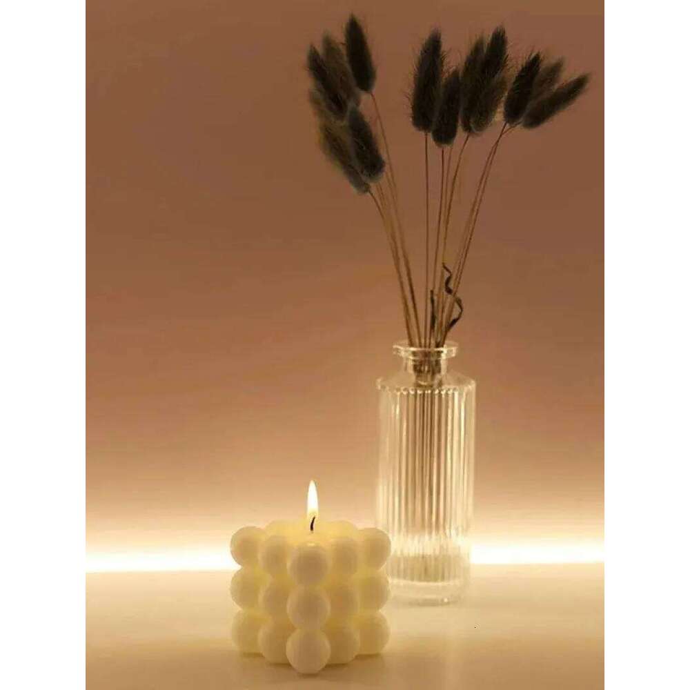 1pc Creative Ball Shape Soy Wax Magic Cube Aromatherapy Candle High-end Wedding Souvenir Gift Handmade Decorative Object W260304 W260305