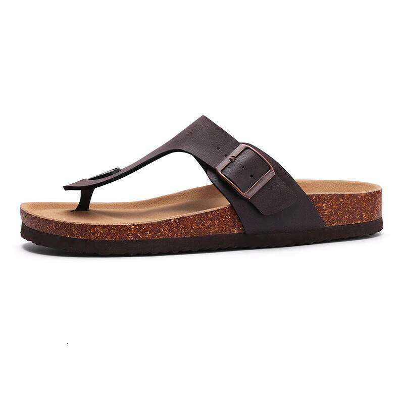 Kidmi Cloud Womens Cork Footbed Nonslip Beach Essential Summer Vacation Pool Sandals Memory Foam Slides