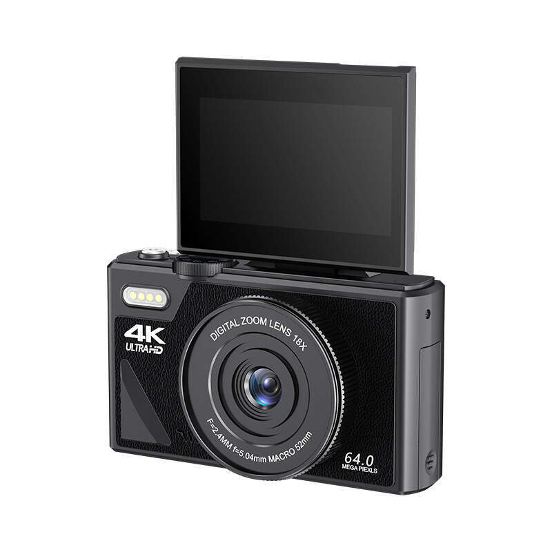 fashion W1 SLR Digital Mirrorless Beginner's Camera for Students Selfie Home Travel Camcorder 4K Video